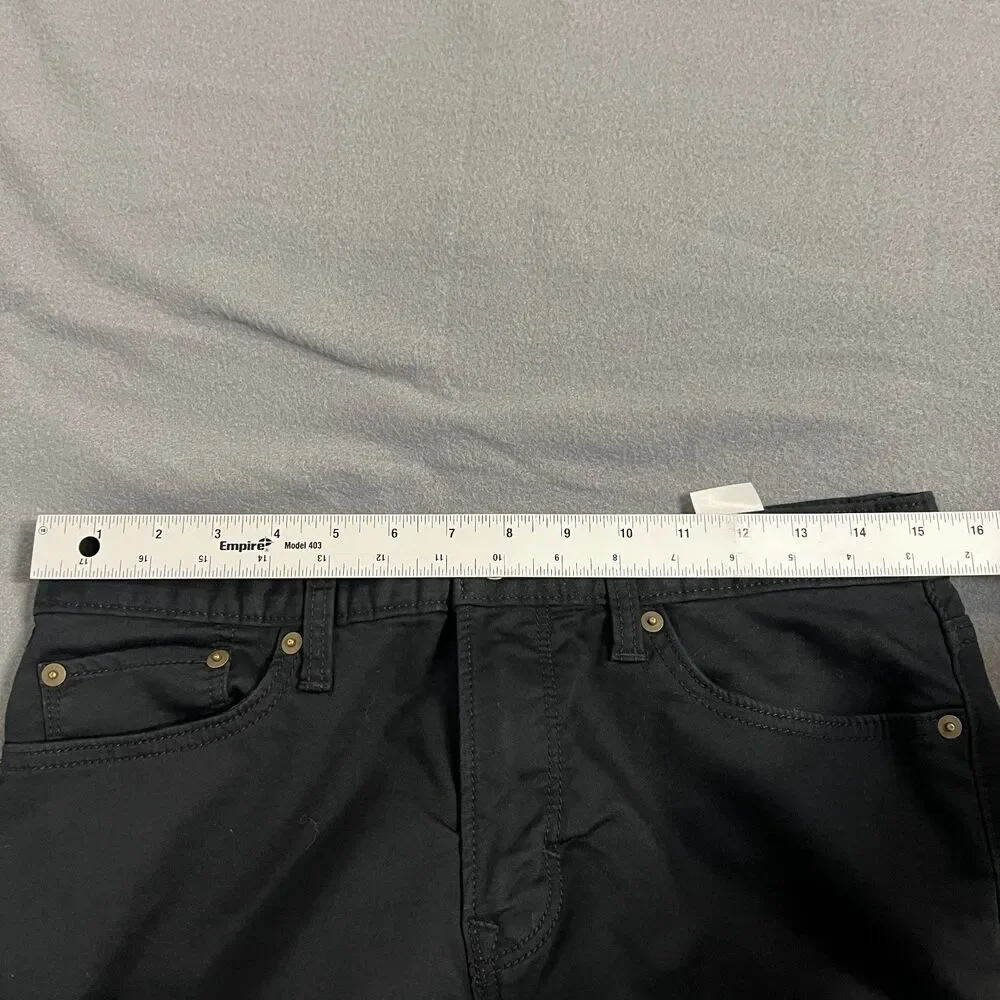 Banana Republic Travel Jeans Mens 31 X 32 Black Cotton Slim Fit 5-Pocket Stretch